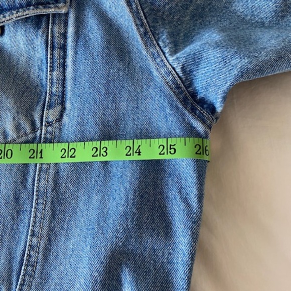 Men's Vintage Calvin Klein (subtle logo) Naturally Distressed Jean Jacket - XL - Picture 12 of 13